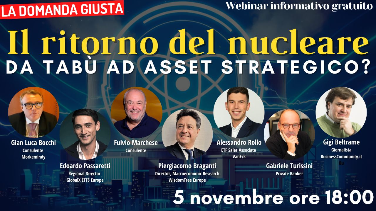 Il nucleare torna al centro degli investimenti? Un webinar gratuito per comprendere lo scenario