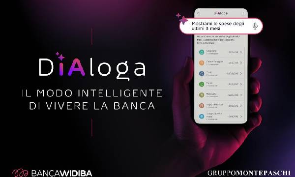 Widiba lancia DiAloga: la prima app di banking con AI generativa per il Gruppo Montepaschi