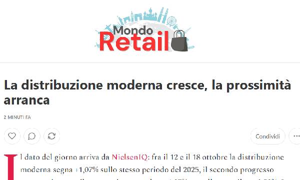 La distribuzione moderna cresce, la prossimità arranca, e il lusso...