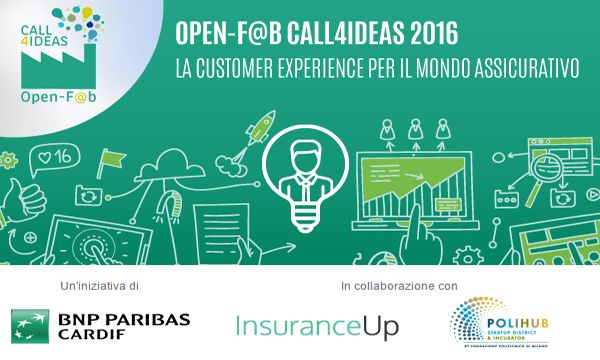 Al via Open-F@b Call4Ideas 2016, il contest di BNP Paribas Cardif dedicato alle startup