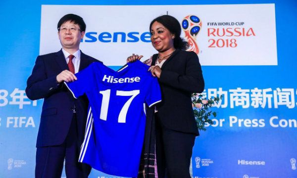 Hisense diventa sponsor della Coppa del Mondo Fifa 2018