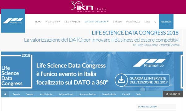 Life Science Data Congress, l'evento dedicato alla gestione del dato a 360 gradi